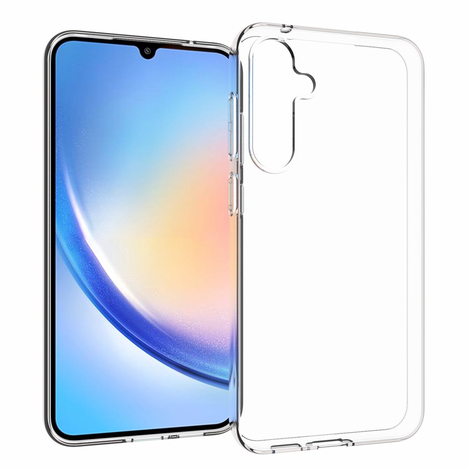 TPU Phone Case for Samsung Galaxy S23 FE , Inside Watermark-Free Texture Transparent Cover TPU Phone Case for Samsung Galaxy S23 FE , Inside Watermark-Free Texture Transparent Cover